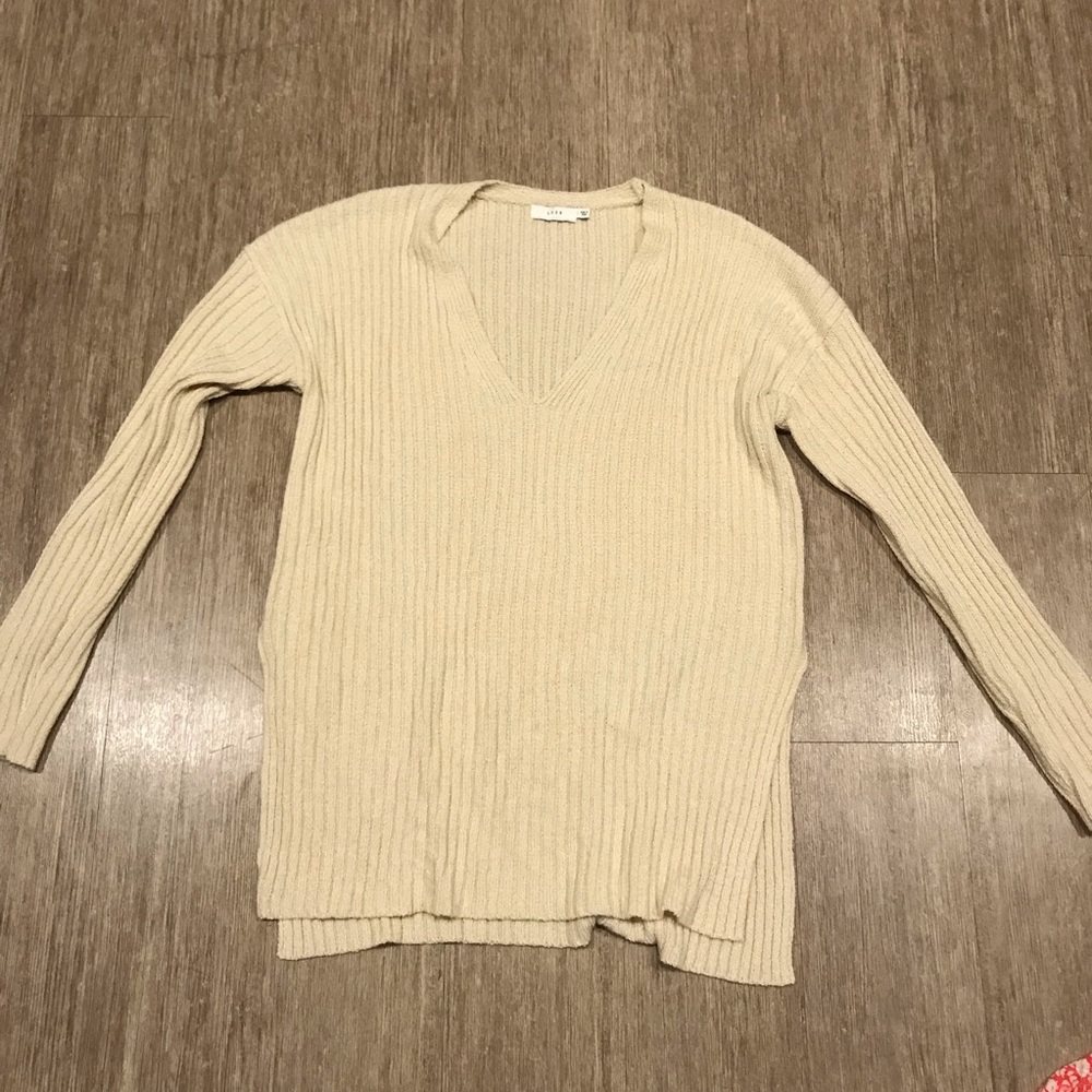 LUSH creme colored sweater